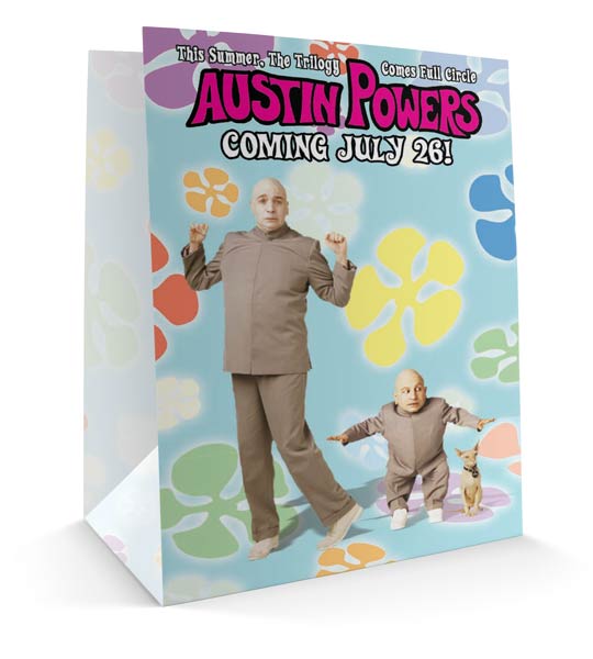 Austin Powers Popcorn Bag