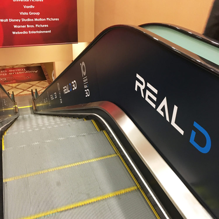 RealD Escalator Graphics